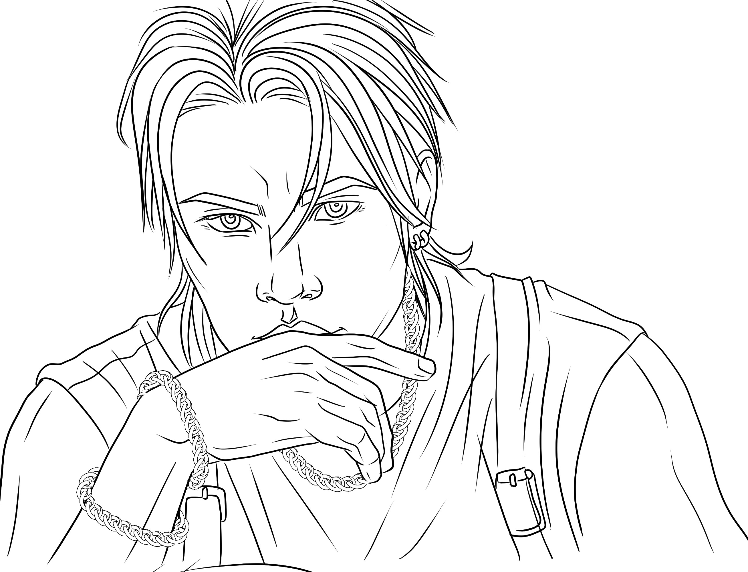 Kyan &mdash; hand study